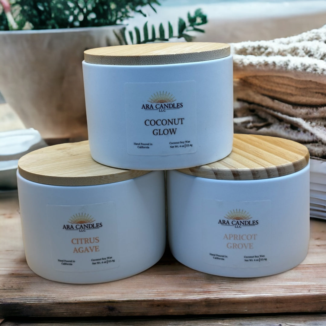 Ara Candles Summer Solstice Ritual Collection – hand-poured ceramic candles for seasonal wellness