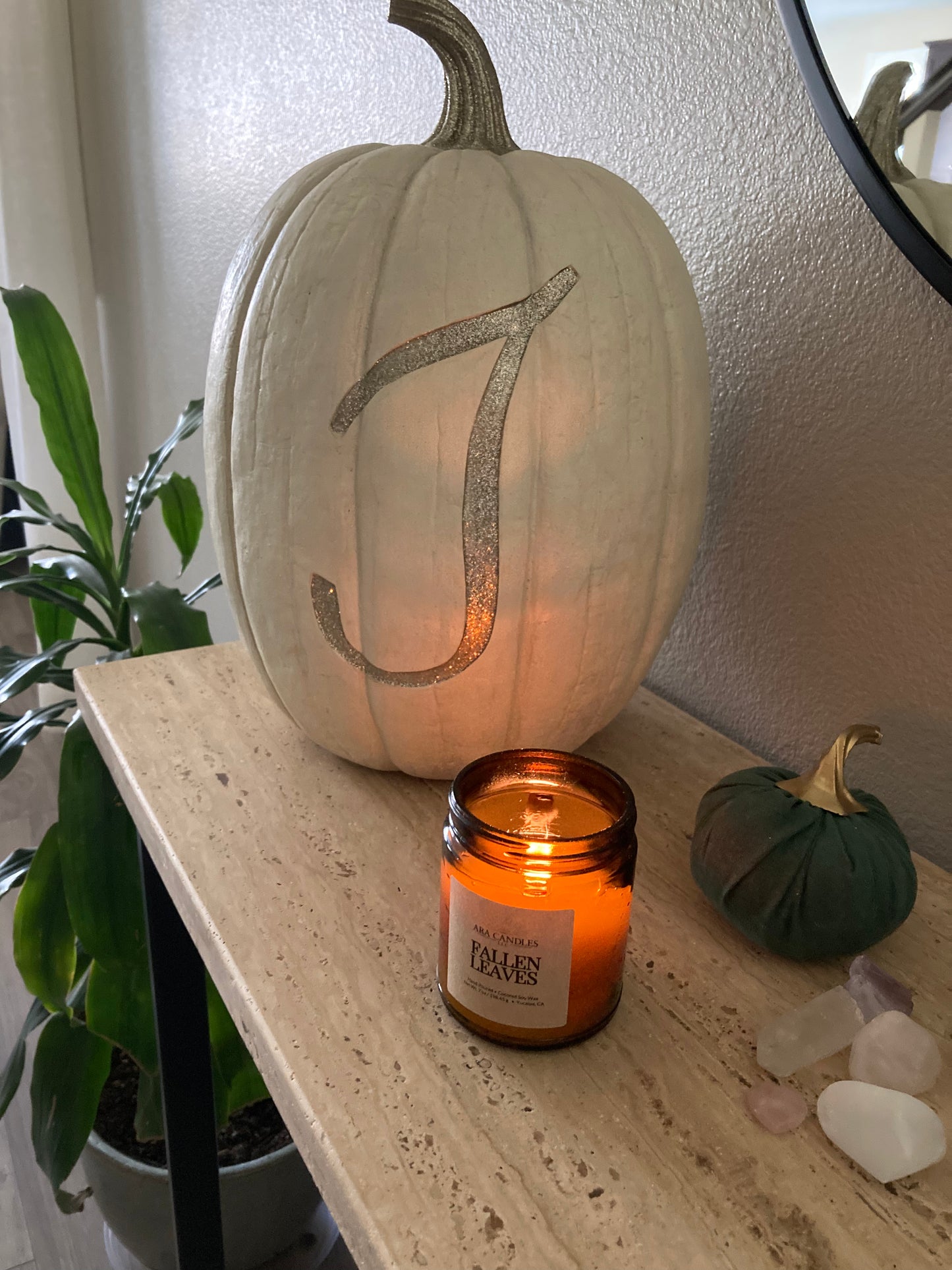 Fallen Leaves Candle