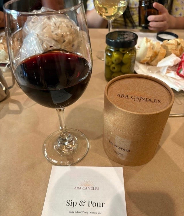 Sip, Pour Candle-making at Suveg Cellars Winery, Yucaipa, California Sep 20th @ 5 PM