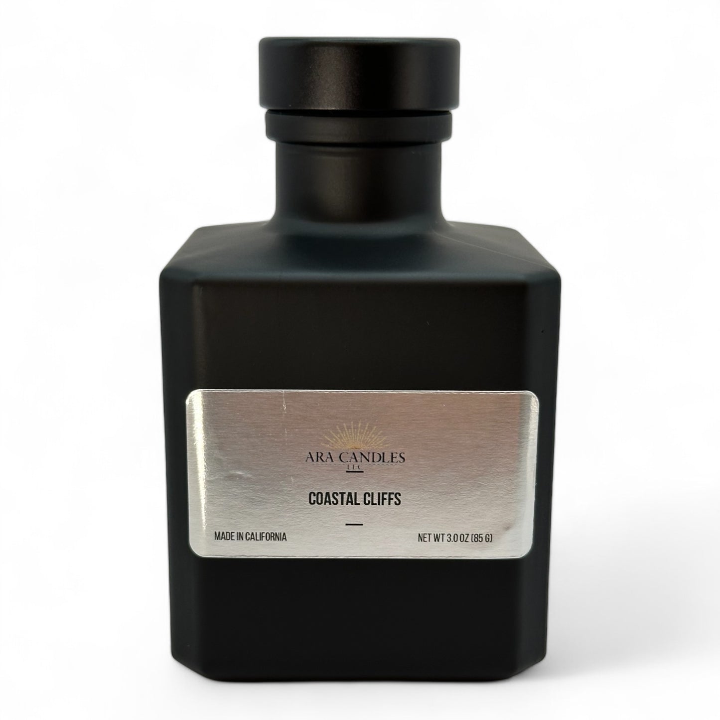 Coastal Cliffs reed diffuser, offering a fresh and airy fragrance inspired by the sea, perfect for creating a serene and relaxing atmosphere in any room